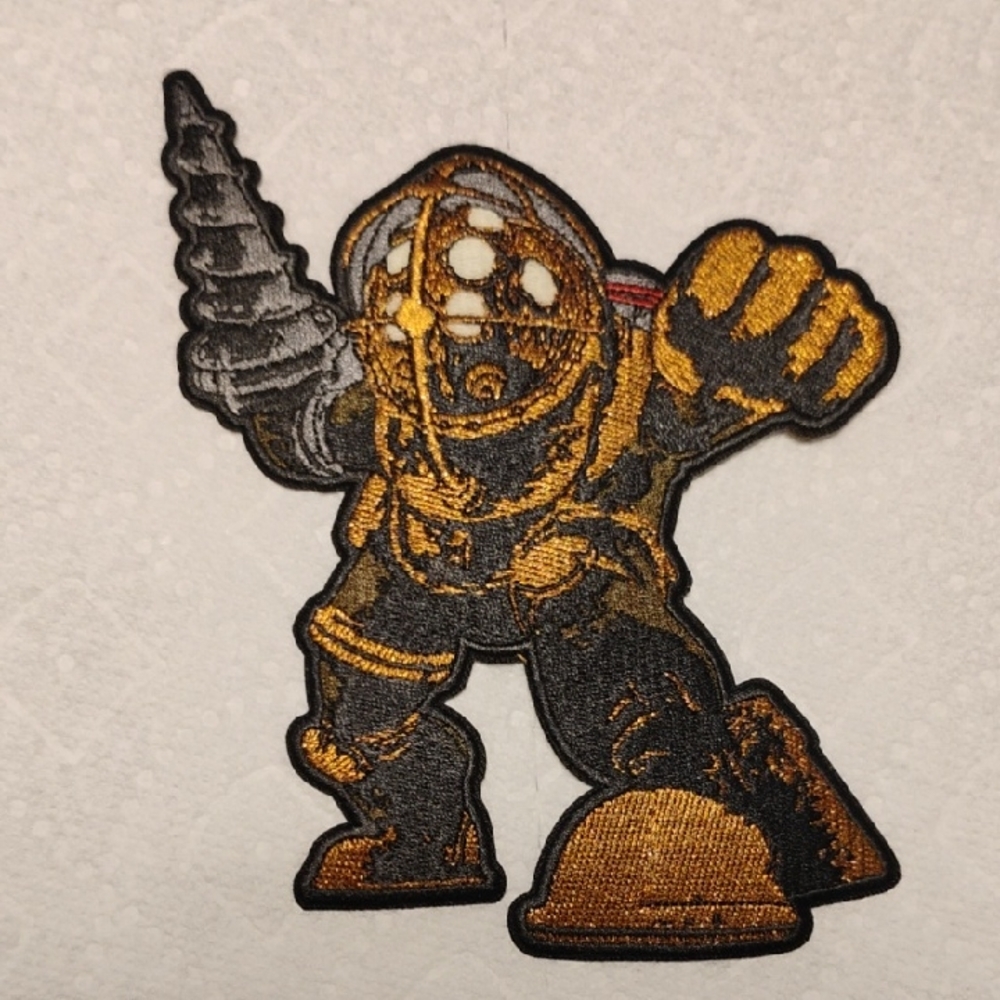 🎮 BioShock Big Daddy Embroidered Iron-On Patch